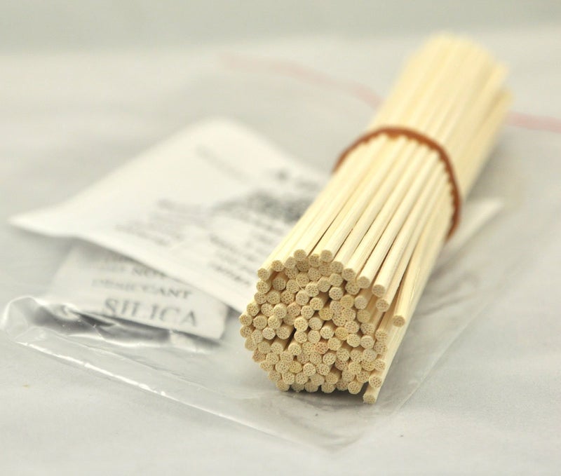 Ougual 100 Pieces Natural Rattan Reed Diffuser Replacement Sticks (8" x 3mm) - Image 3
